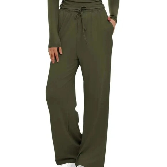 Fall, Winter Casual Solid Color Outfit Set - Picture 2 of 2